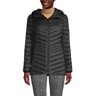 Lands' End Женский Petite Ultralight Packable Long Down Jacket