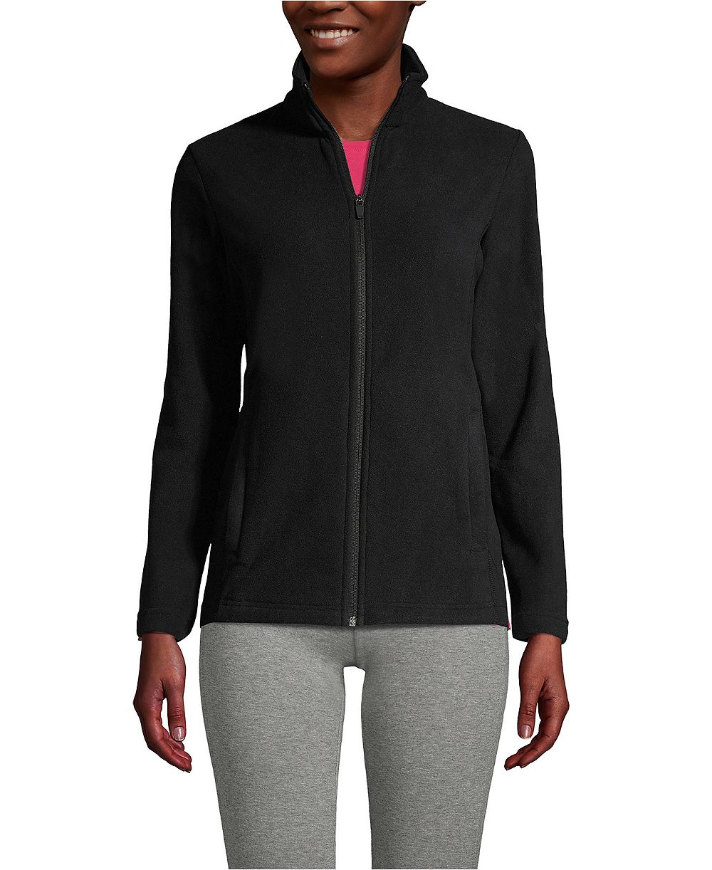 Lands' End Women's флисовая куртка на молнии