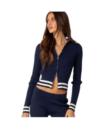 Women's Pluto ribbed cardigan