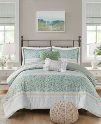 Madison Park Caralie набор из 5 предметов Seersucker, King/California King