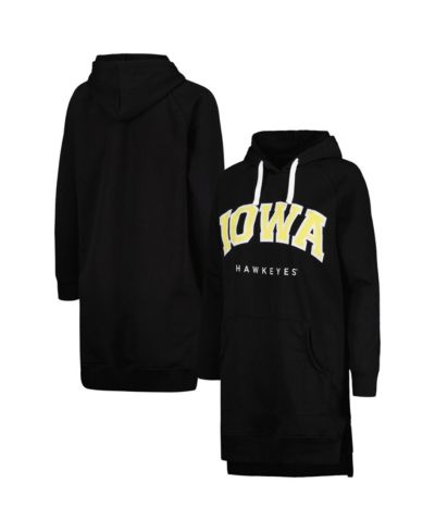 Gameday Couture женское платье-худи Raglan, черное, Iowa Hawkeyes