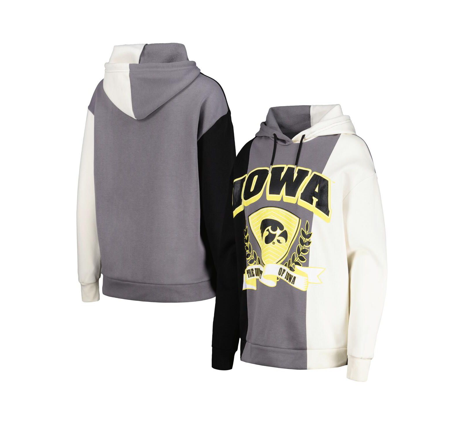 Gameday Couture Женский черный худи-пуловер Iowa Hawkeyes Hall of Fame Colorblock