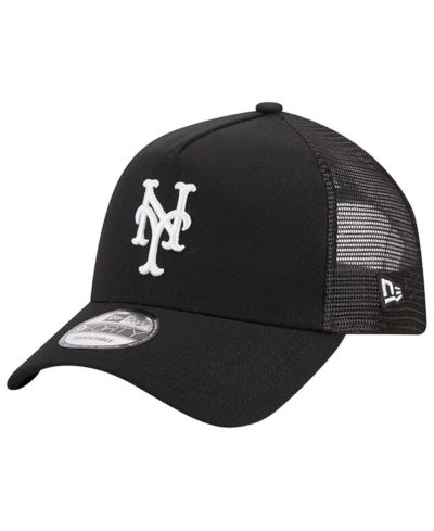 New Era Мужская кепка-тракер New York Mets A-Frame 9FORTY, Black