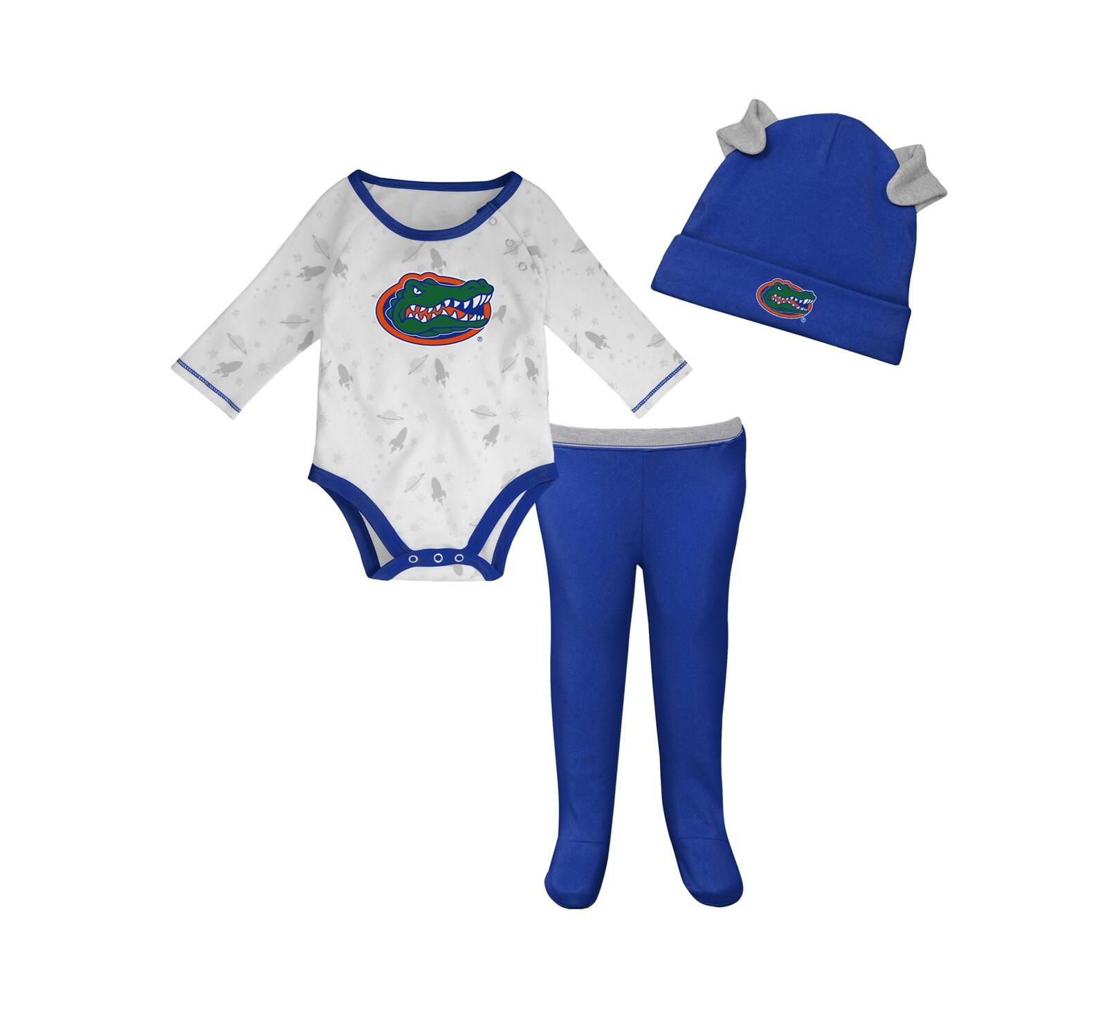 Комплект для новорожденных (боди, шапка и штаны) Florida Gators, раглан, длинный рукав