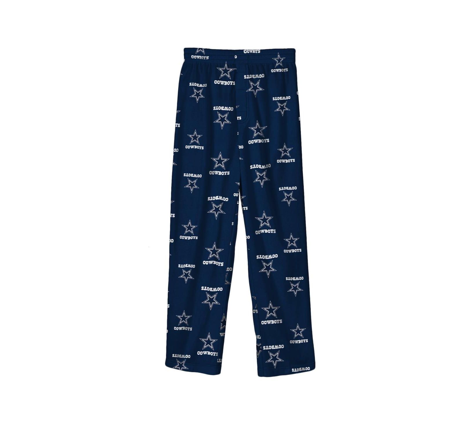 Детские брюки для сна Outerstuff Navy Dallas Cowboys Team-Colored Printed Pajama Pants