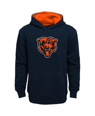 Детское темно-синее худи с принтом Chicago Bears