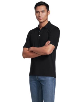 Lands' End Мужская хлопковая рубашка поло Supima с коротким рукавом