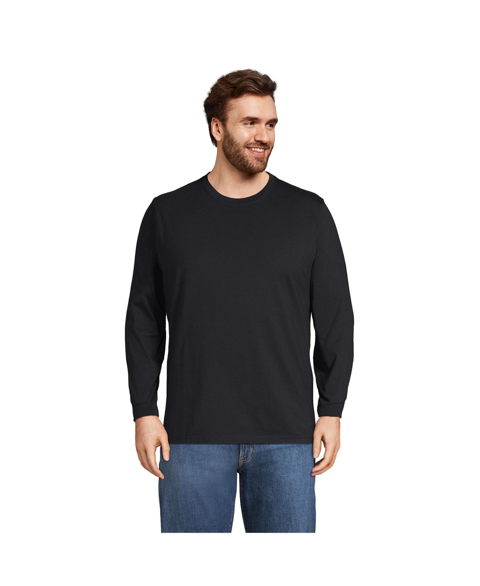 Lands' End Big & Tall Super-T Long Sleeve T-Shirt