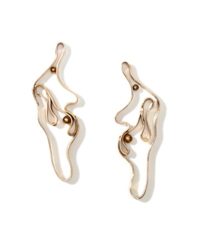 Серьги Nectar Nectar New York Sharp Silhouette Gold Dangle