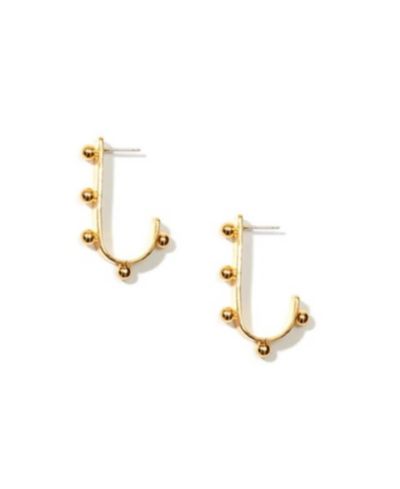 Серьги-гвоздики Nectar Nectar New York Golden Hook Stud