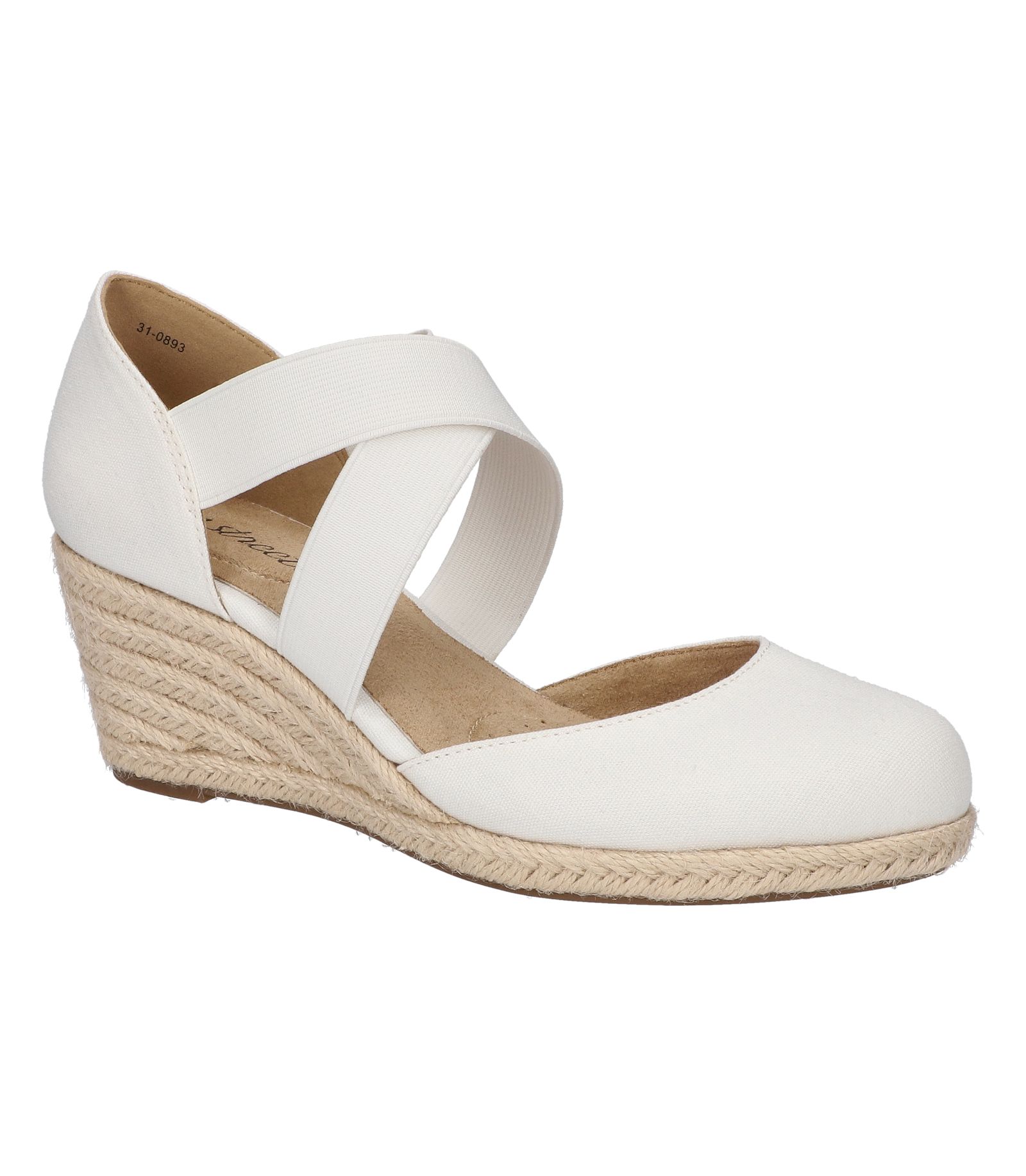 Easy Street Women's Pari Slip-On Espadrille Wedges Sandals