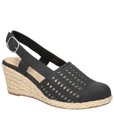 Женские эспадрильи на танкетке Easy Street Women's Taffy Buckle Slingback
