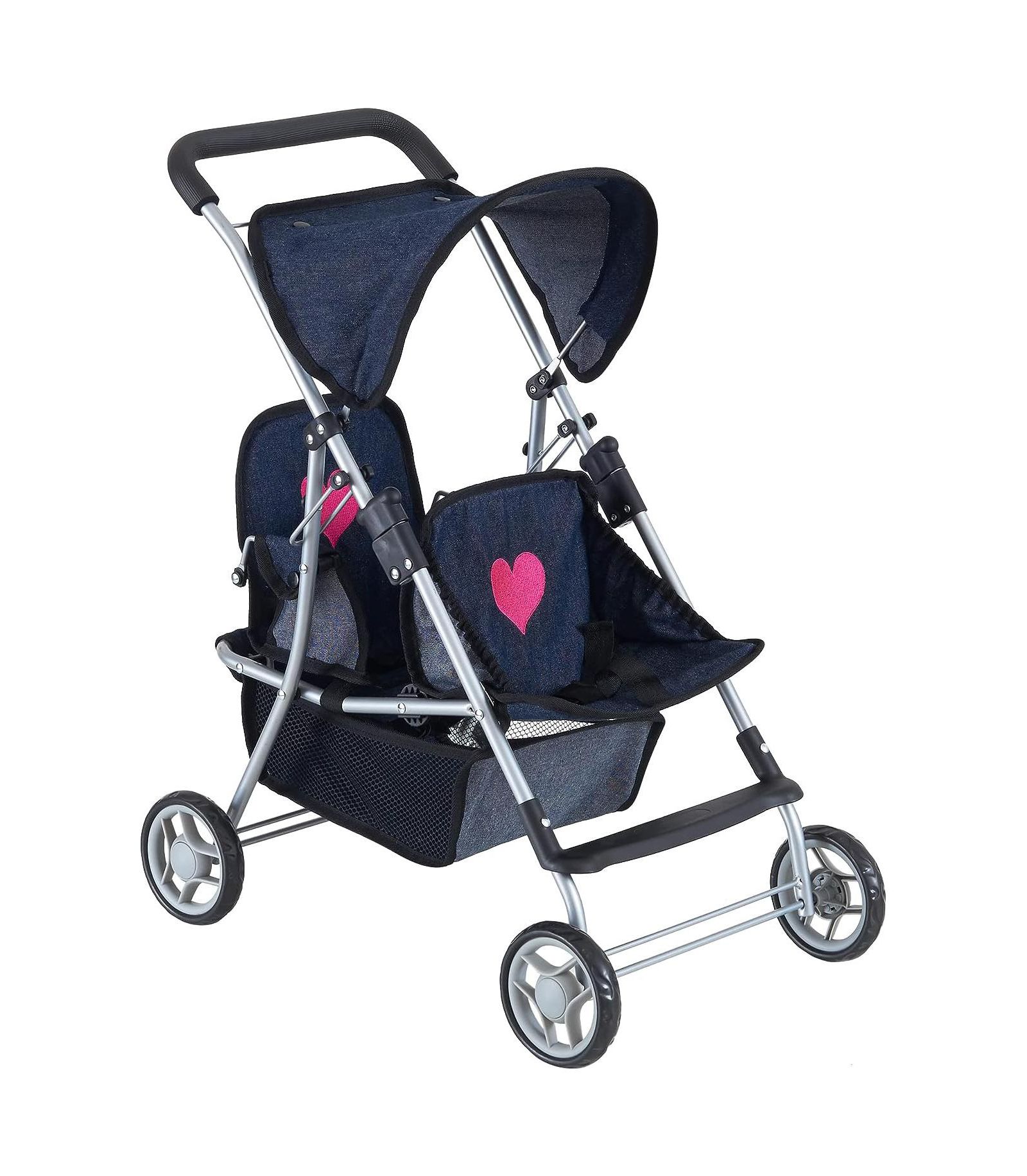 Коляска для двойных кукол The New York Doll Collection My First Doll Twin Stroller