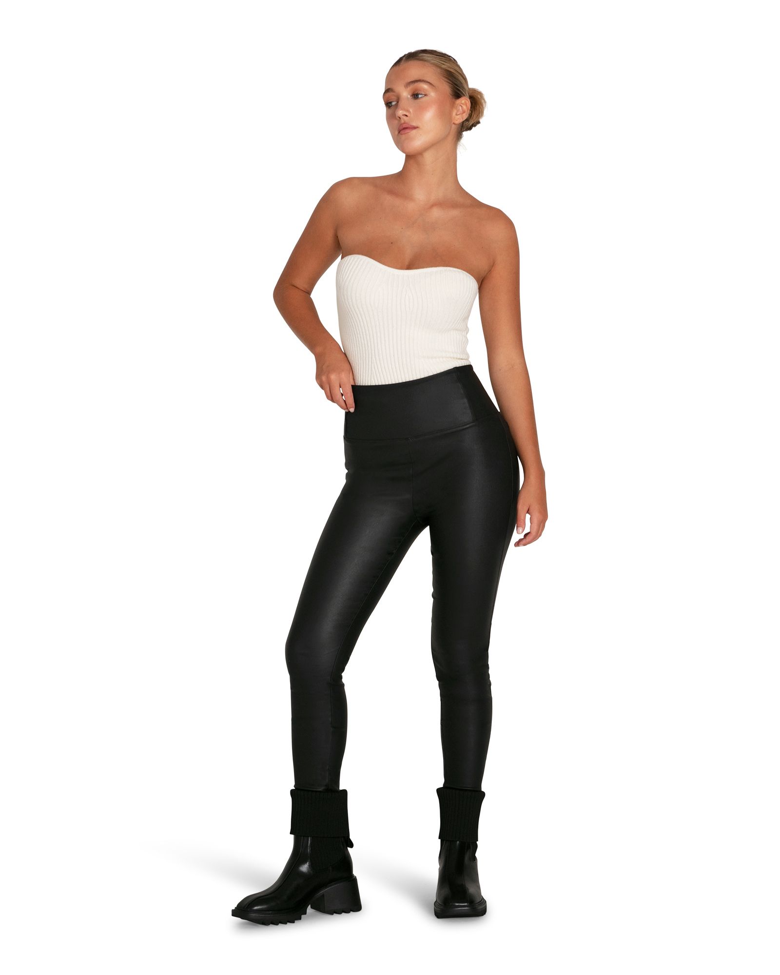 Belle & Bloom Women's Belle and Bloom City Slicker Coated Leggings