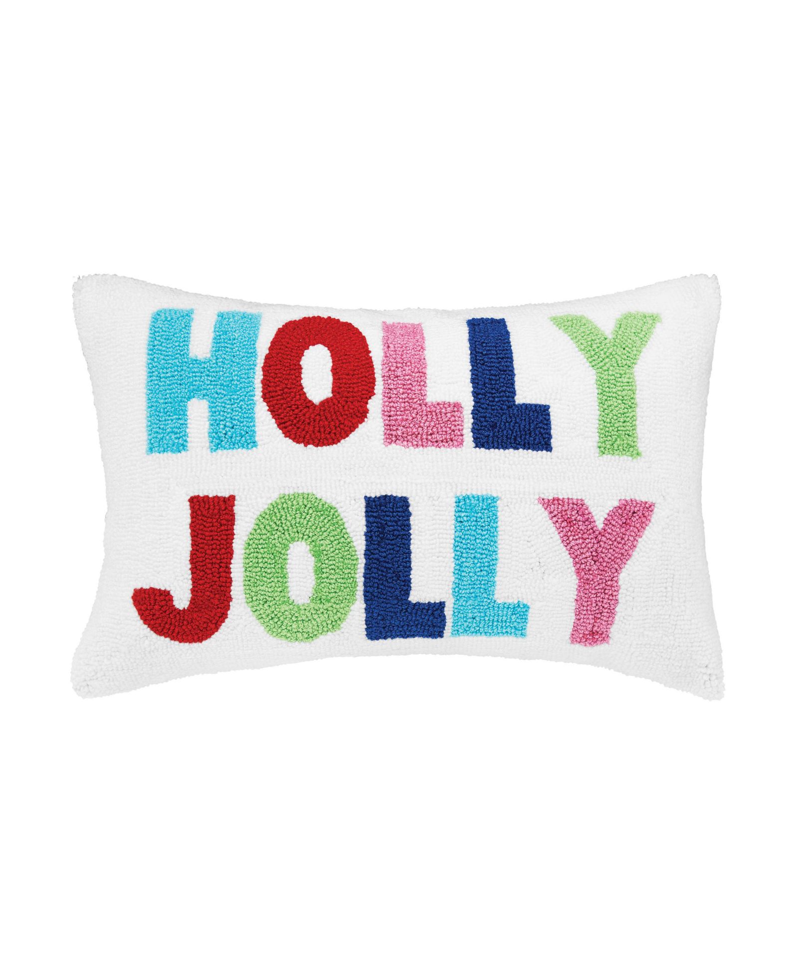 C&F Home Holly Jolly Hooked Accent Pillow