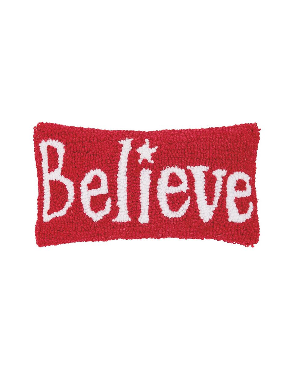 C&F Home декоративная подушка Christmas "Believe", Petite, 6" x 12"