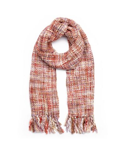 Feelgoodz Artisan Woven Stella 100% Recycled Acrylic Multi Colored Winter Scarf