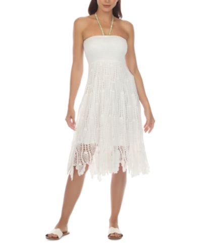 Raviya Women's Crochet Convertible Cover-Up