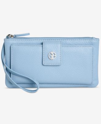 Giani Bernini Softy Grab & Go Leather Wristlet, Created for Macy's