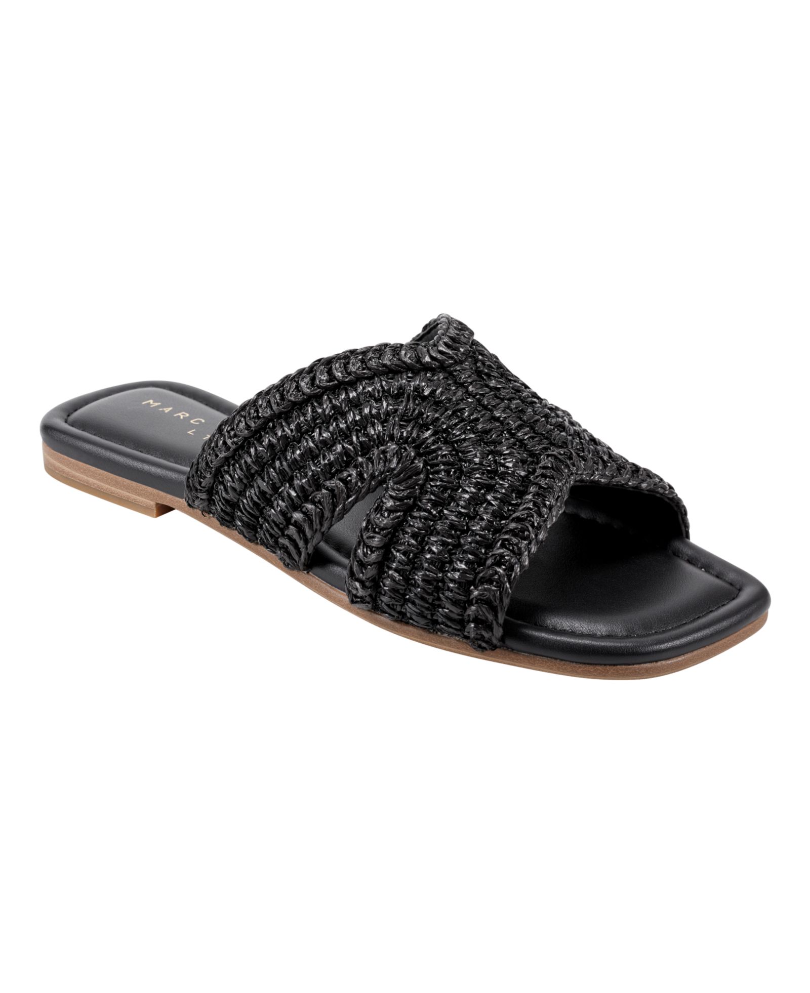 Marc Fisher LTD Women's Narda Woven Flat Slide Sandals