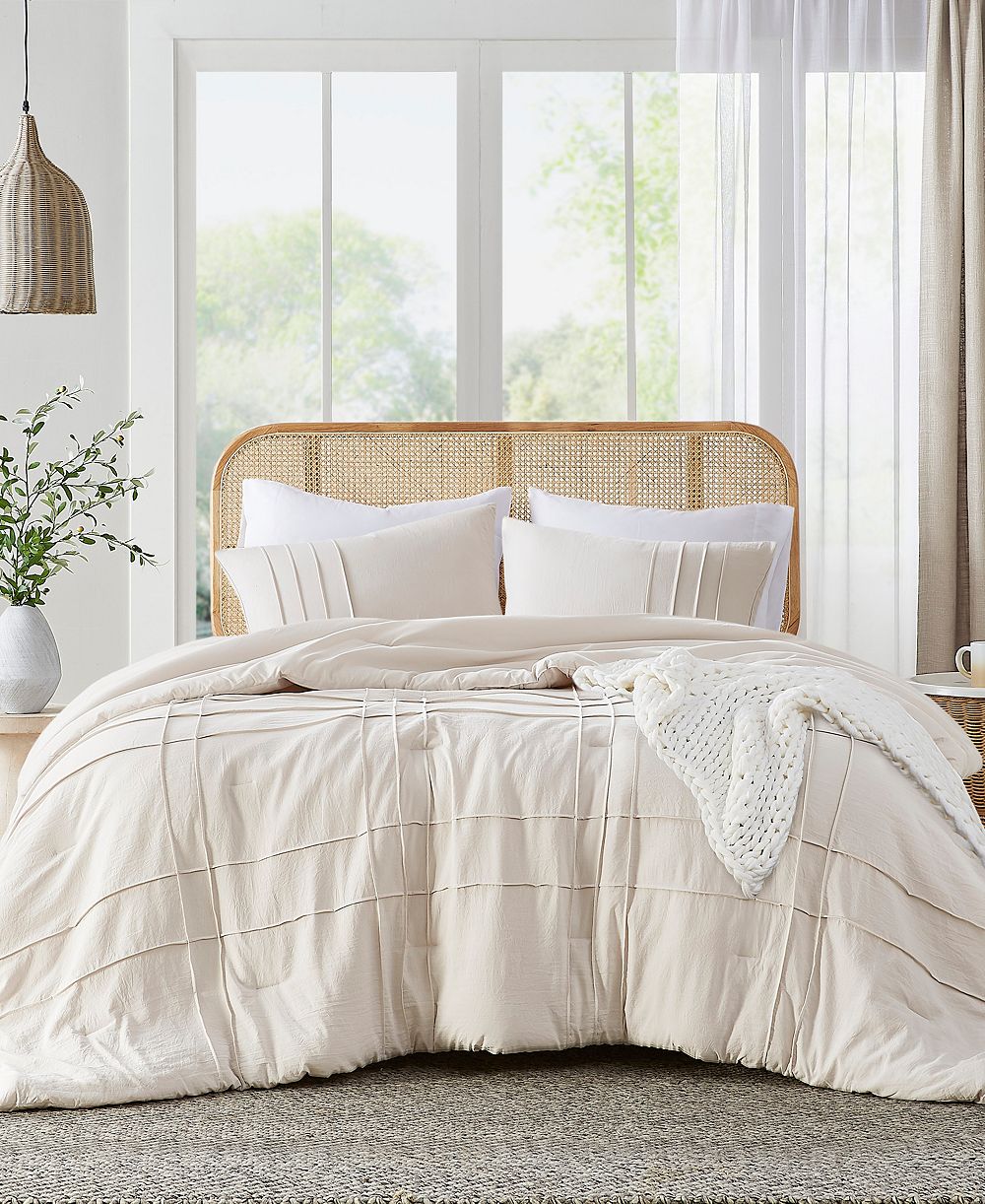510 Design Porter Washed Pleated 3-Pc. Comforter Set, King