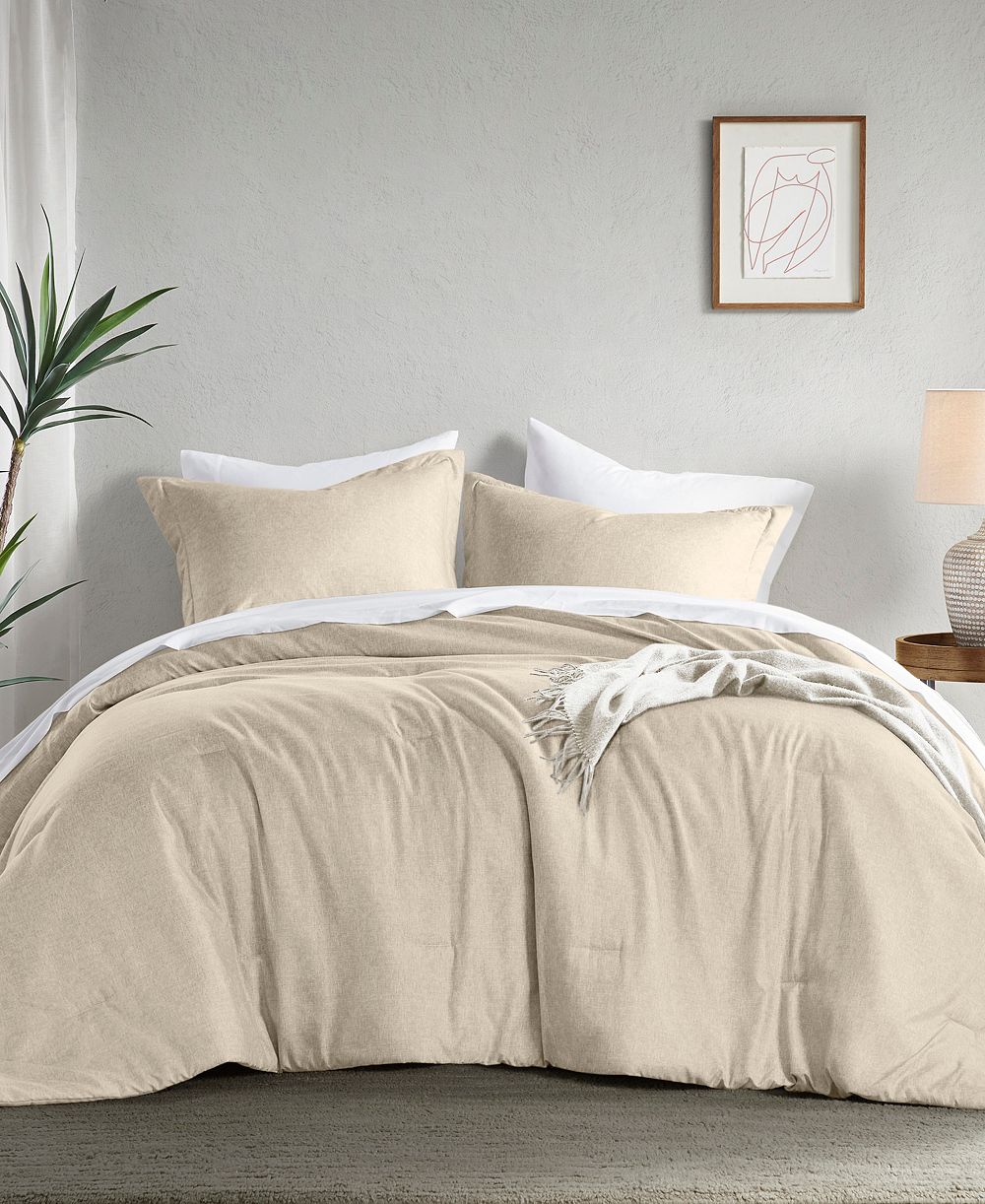 510 Design Camden Chambray Print 3-Pc. Comforter Set, Full/Queen