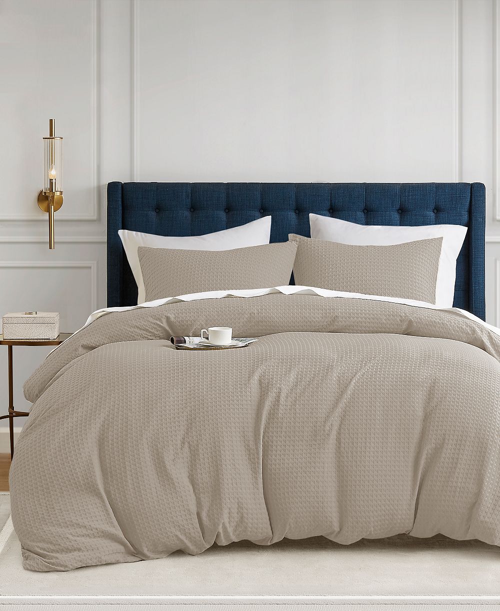 510 Design комплект из 3 предметов для одеяла Mina Waffle Textured, King/California King