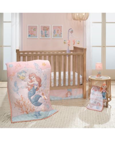 Bedtime Originals Disney Baby The Little Mermaid комплект постельного белья для детской кроватки из 3 предметов
