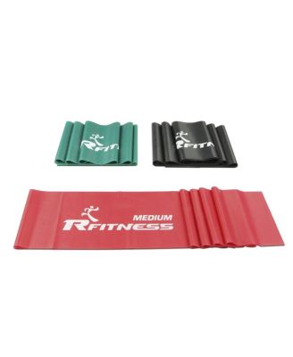 Furinno60 in. Rfitness Professional Flat Stretch Latex Exercise Band - 3 Piece