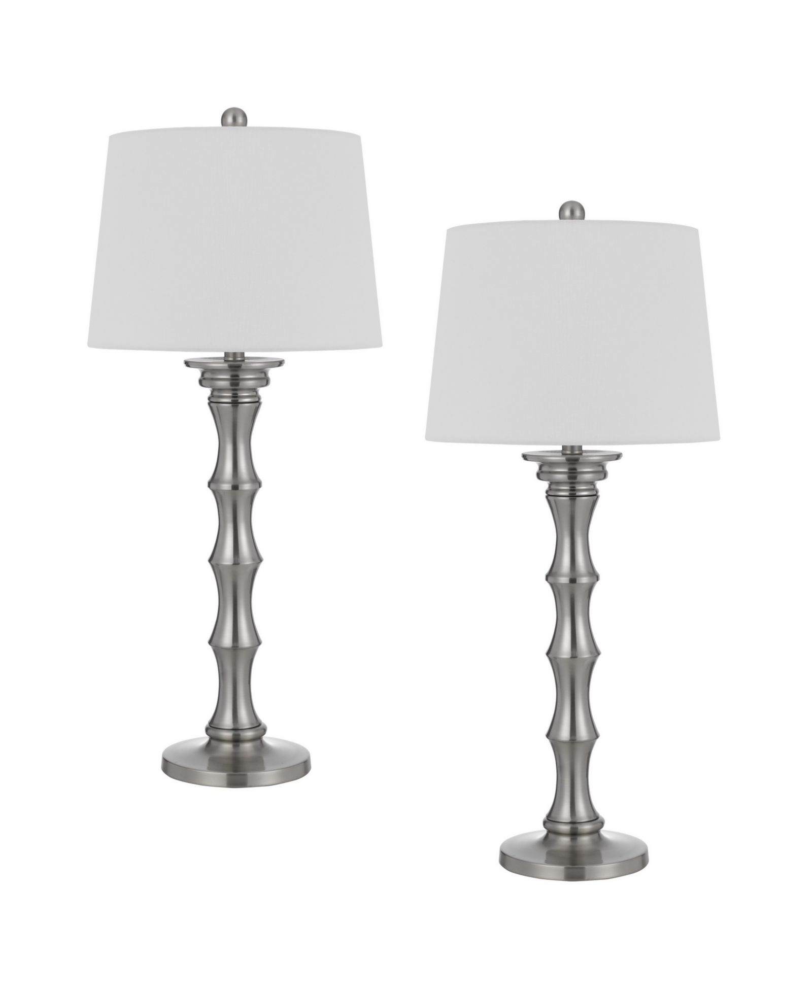 32" Height Metal Table Lamp Set