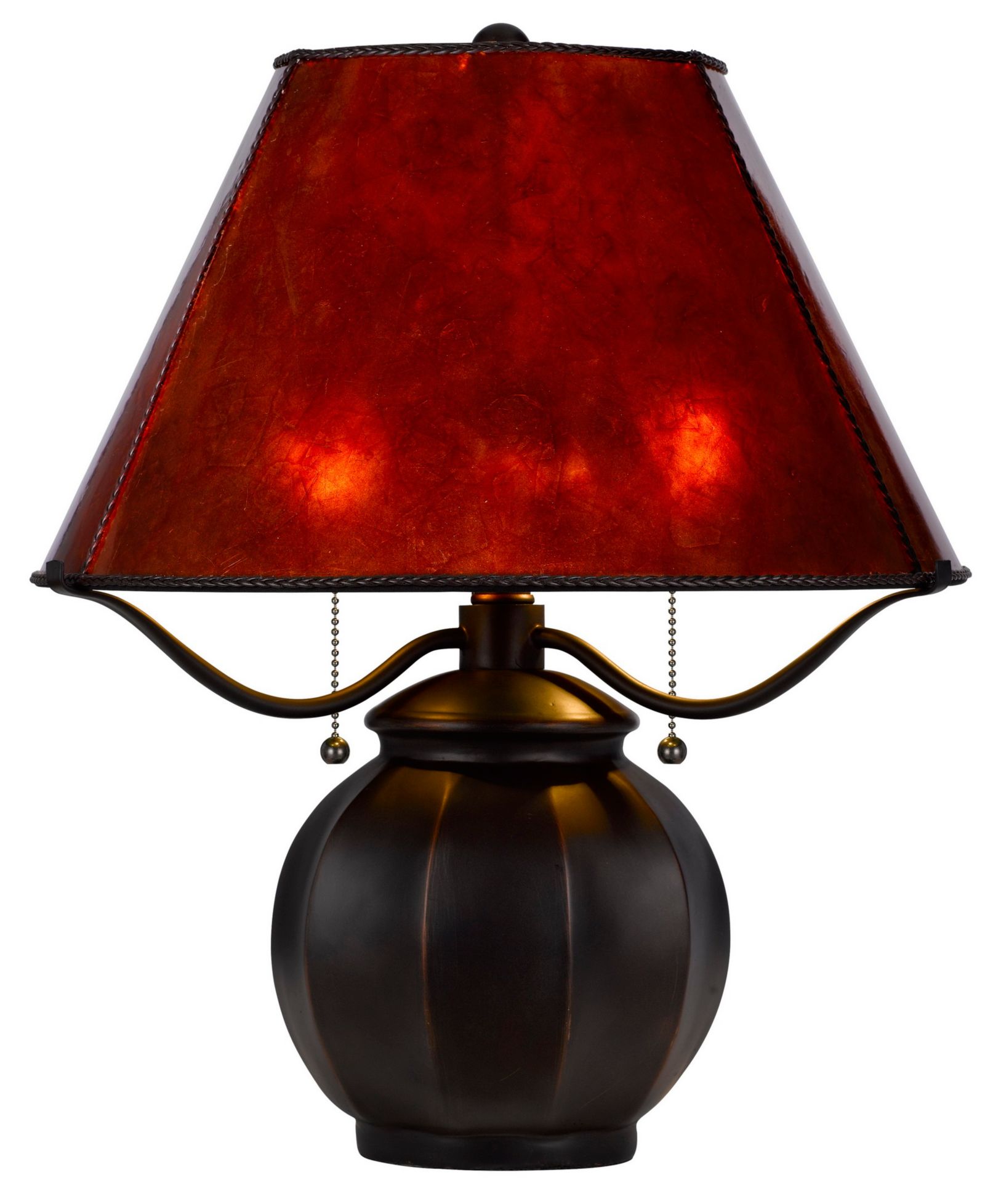 19.5" Height Metal and Resin Table Lamp