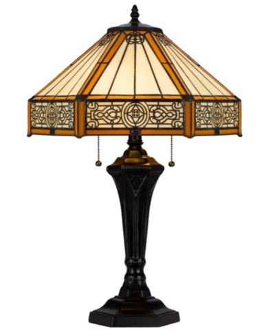 Настольная лампа Cal Lighting 24" из металла и смолы
