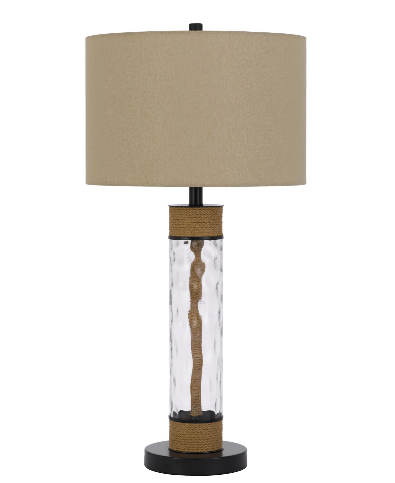 Настольная лампа Cal Lighting из металла и стекла