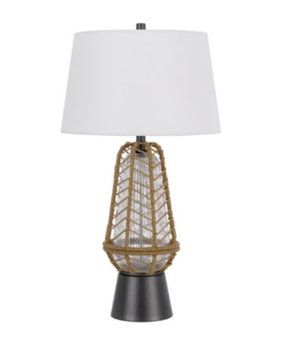 Cal Lighting металлическая настольная лампа, высота 31"
