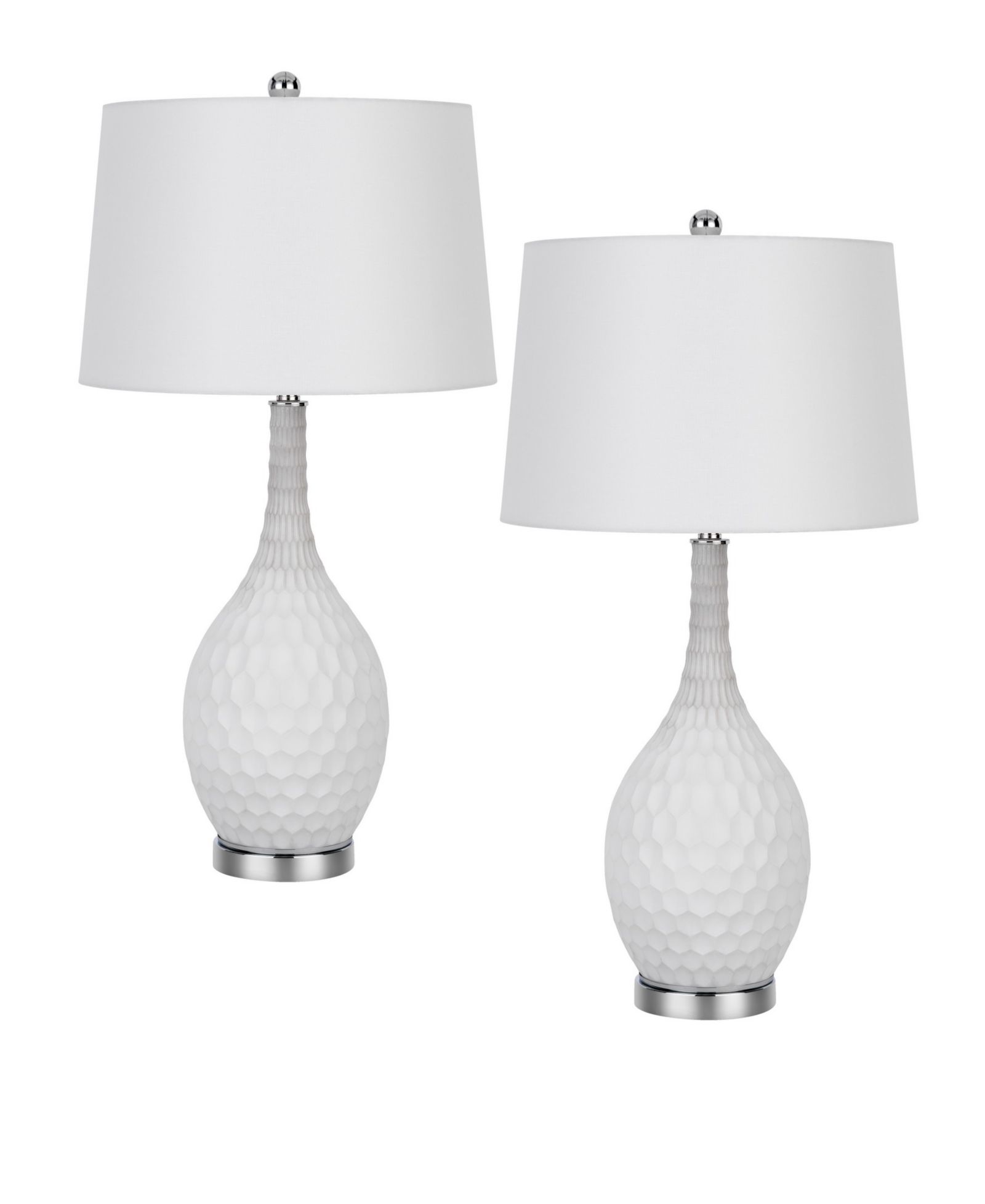Pori 30.5" Height Glass Table Lamp Set