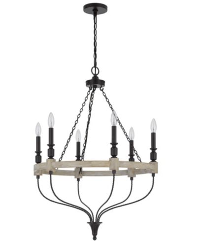 Металлическая люстра Grove высотой 35"