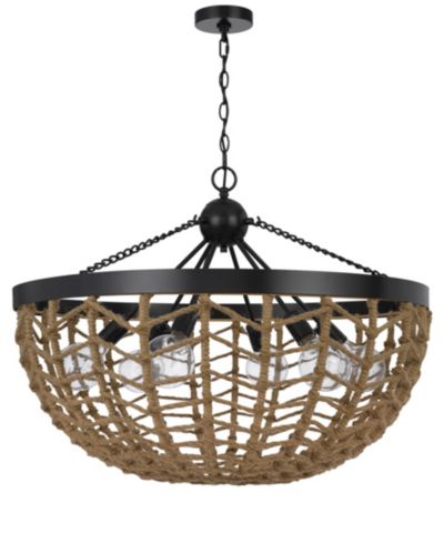 Lillington 6 Light 24" Height Metal Pendant