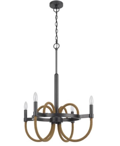Металлическая люстра Rowland 4 Light 29" Height