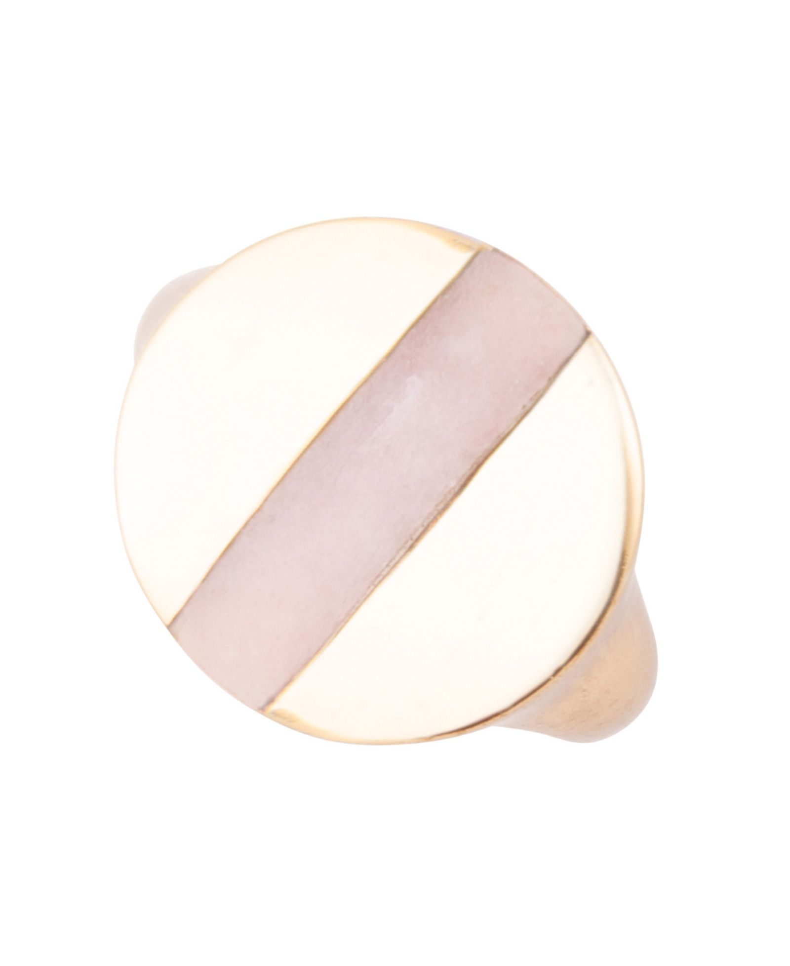 Barse Кольцо Signet Bronze Circle Band Ring
