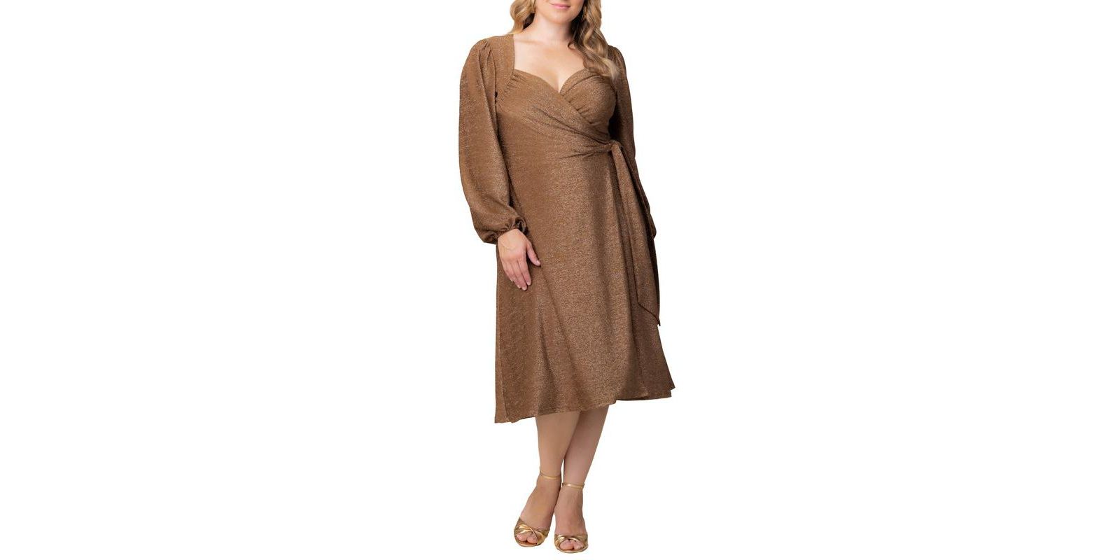Платье Plus Size Kiyonna Socialite Sweetheart Wrap