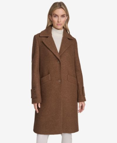Andrew Marc Женское шерстяное пальто Regine SB soft wool boucle