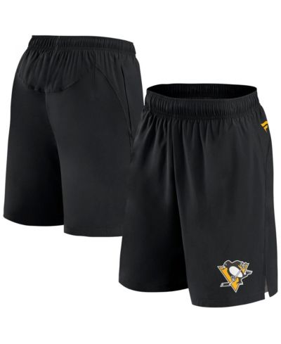 Мужские шорты Fanatics Black Pittsburgh Penguins Authentic Pro Tech