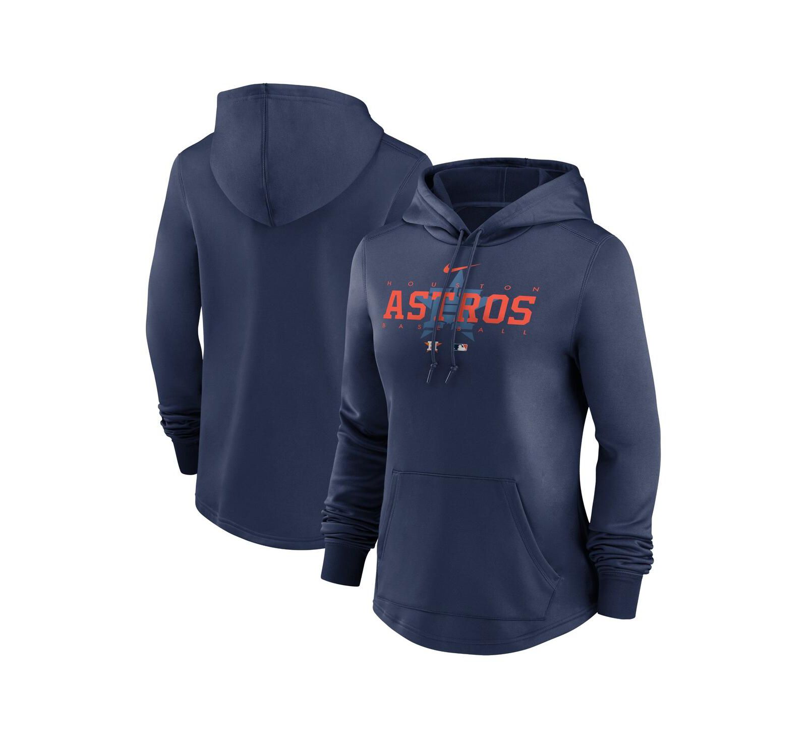 Женское худи Nike Navy Houston Astros Authentic Collection Pregame Performance Pullover