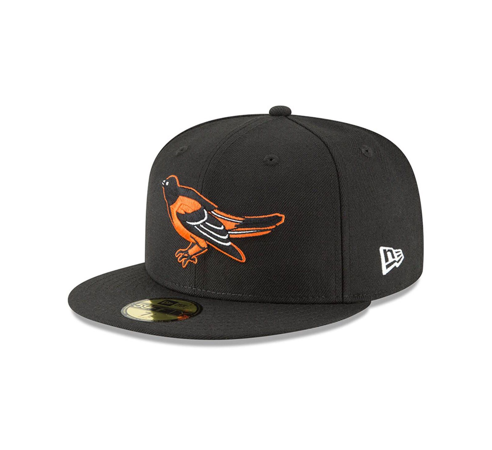 Men's New Era Black Baltimore Orioles Cooperstown Collection Wool 59FIFTY Fitted Hat