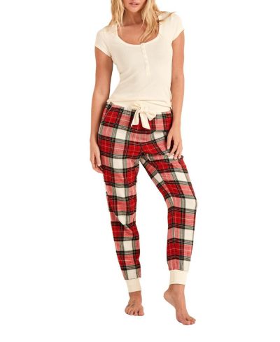 Adore Me Женский Caileigh T-Shirt & Joggers Pajama Set Sleepwear