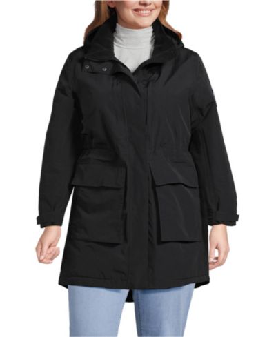 Lands' End Plus Size Squall водонепроницаемая утепленная парка