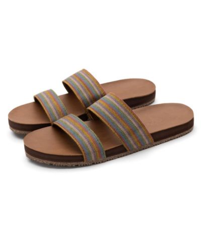Женские сандалии Feelgoodz Women's Zensole Vistas Faux Leather Double Strap Slide