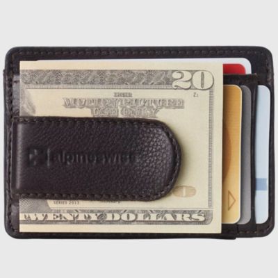 Alpine Swiss Мужской минималистичный кожаный кошелек с RFID и окошком для ID