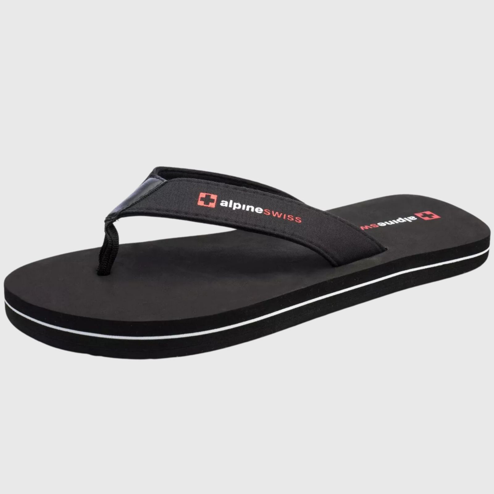 Alpine Swiss Men's Flip Flops Lightweight Thong Sandals Beach Slides EVA Sole for Comfort Durable Flip Flops for Men Casual Wear Pool Outdoor Sandal