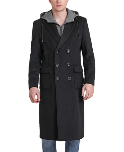 Landing Leathers Men's Holmes Wool Blend Long Walking Coat